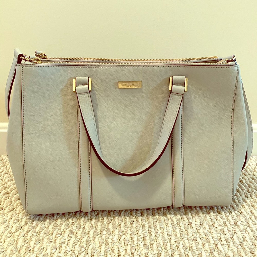 Kate Spade Light Grey Satchel